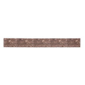 Brawn Shingle Roof Rustic Rural Country Satinband (Vorderseite)