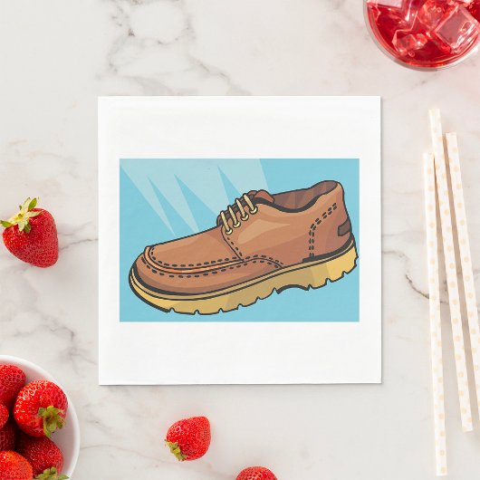Brawn Shoe Footwear Napkins Serviette