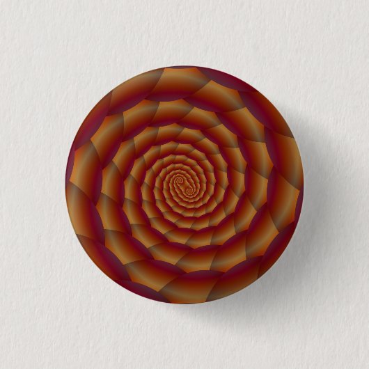 Brawn Snakeskin Spiralknopf Button (Vorderseite)