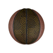Brawn Spiral Lion Heads Muster, Mini Basketball (Vertikal)