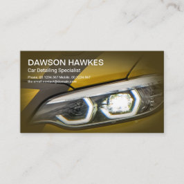 Brawn Sports Car Headlights Auto Detection Visitenkarte