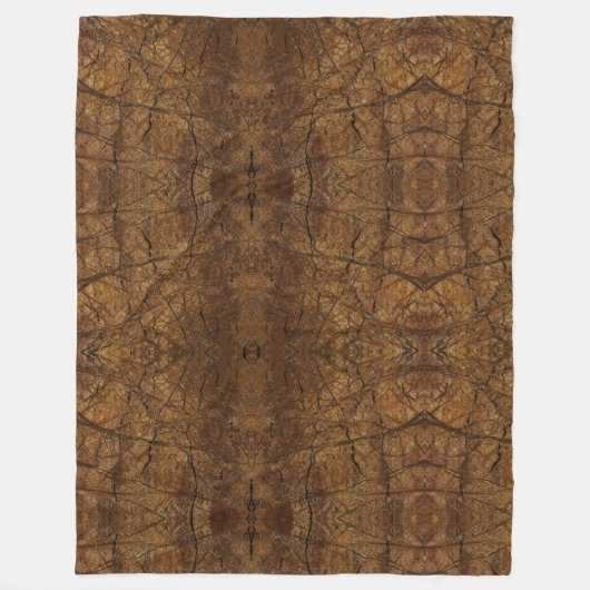 Brawn Stone Pattern Vatertag Fleecedecke (Vorderseite)