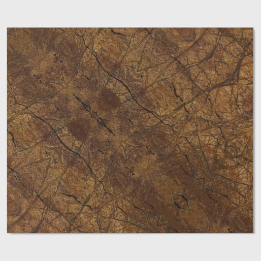 Brawn Stone Pattern Vatertag Geschenkpapier (Flach)