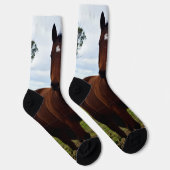 Brawn Tall Gomphy Magnificent Pferd, Crew Socken (Rechts)