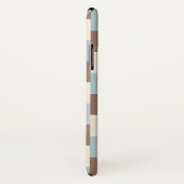 Brawn Tan Blue Streifen Case-Mate iPhone Hülle (Hinten/Rechts)