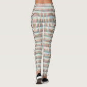 Brawn Tan Blue Streifen Leggings (Rückseite)
