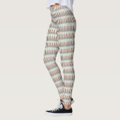 Brawn Tan Blue Streifen Leggings (Links)