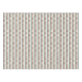 Brawn Tan Blue Streifen Tischdecke (Vorderseite (Horizontal))