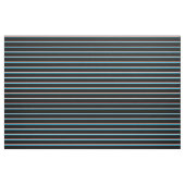 Brawn, Tan, Deep Sky Blue & Black Pattern Stoff (Fat Quarter (45,7 x 55,9 cm))