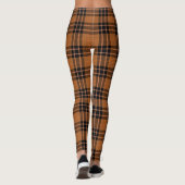 Brawn Tartan Kariert Checkered Pattern Leggings (Rückseite)