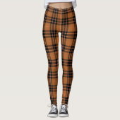 Brawn Tartan Kariert Checkered Pattern Leggings (Vorderseite)