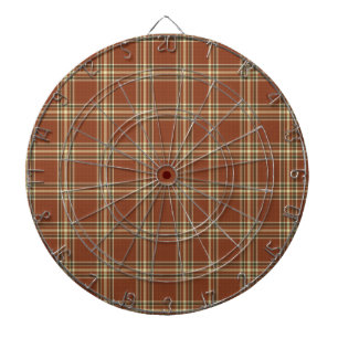 Brawn Tartan Metal Cage Dartboard Dartscheibe
