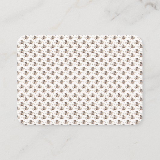 Brawn Teddy Bär Das ist ein Junge! Dusche Begleitkarte (Rückseite)