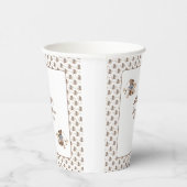 Brawn Teddy Bär Das ist ein Junge! Dusche Napkins Pappbecher (Rechts)