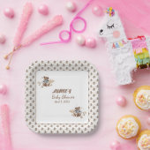 Brawn Teddy Bär Das ist ein Junge! Dusche Napkins Pappteller (Party)