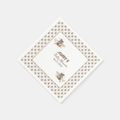 Brawn Teddy Bär Das ist ein Junge! Dusche Napkins Serviette (Ecke)