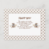 Brawn Teddy Bär Das ist ein Junge! Vielen Dank, Po Postkarte (Vorderseite)