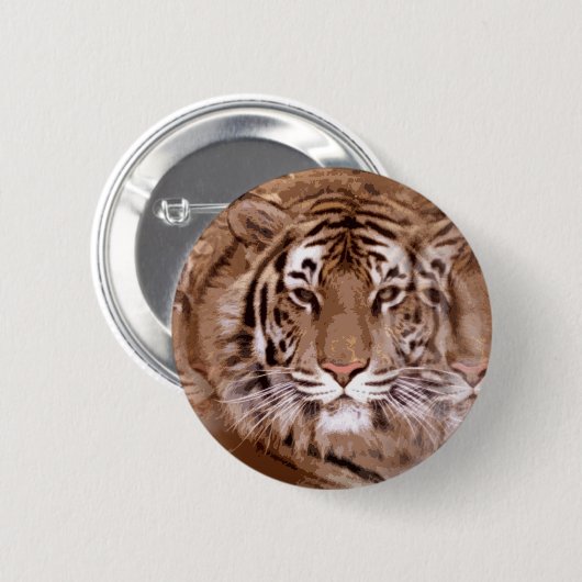 Brawn Tones Tiger Face Button (Vorne & Hinten)