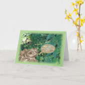 Brawn Town Card Karte (Gelbe Blume)