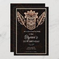 Brawn Tropical Vintag Tiki Geburtstagspartei