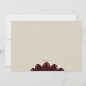 Brawn Turkey Erntedank Einladung (Rückseite)