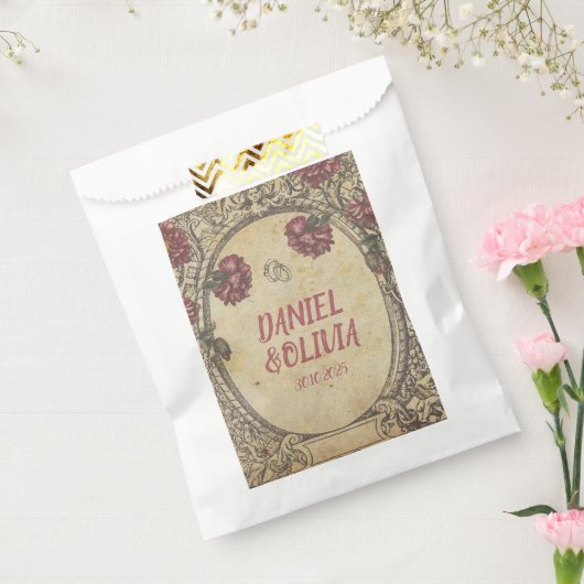 Brawn Vintag Classic Wedding Geschenktütchen (Versiegelt)