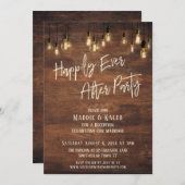 Brawn Wall Edison leuchtet glücklich immer nach de Einladung (Vorne/Hinten)