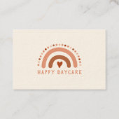 Brawn Warn Rainbow Herzpunkte Visitenkarte (Vorderseite)