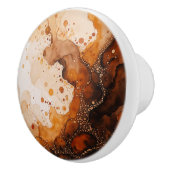 Brawn Watercolor Erdfarben Keramikknauf (Rechts)