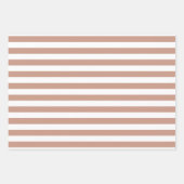 Brawn White Matching Patterns Gingham Dots Stripe Geschenkpapier Set (Vorderseite 2)