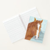 Brawn Wild Horse Blue Mountain Lake - Acryl. Notizblock (Innenseite)