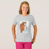Brawn Wild Horse Blue Mountain Lake - Acryl. T-Shirt (Vorne ganz)