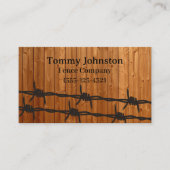 Brawn Wood Fence Company Visitenkarte (Vorderseite)