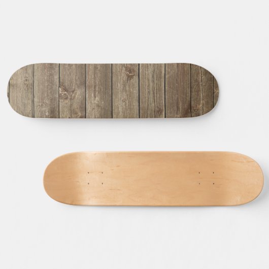 Brawn Wood Grain Pattern Zen Skateboard (Horizontal)
