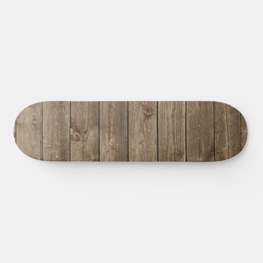 Brawn Wood Grain Pattern Zen Skateboard (Horizontal)