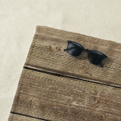 Brawn Wood Grain Pattern Zen Strandtuch (Beispiel)