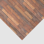 Brawn Wood Planks Muster Seidenpapier (Ausschnitt)