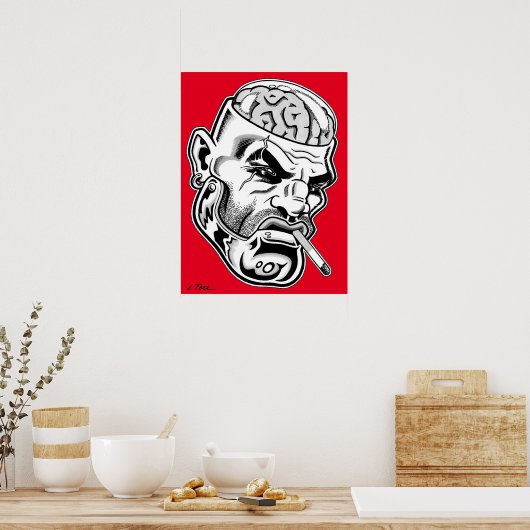 Brawniac™ Poster (Küche)