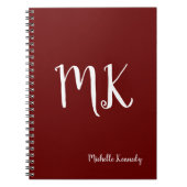 Brawnred Modern Beruflich Personalisiert Notizblock (Vorderseite)