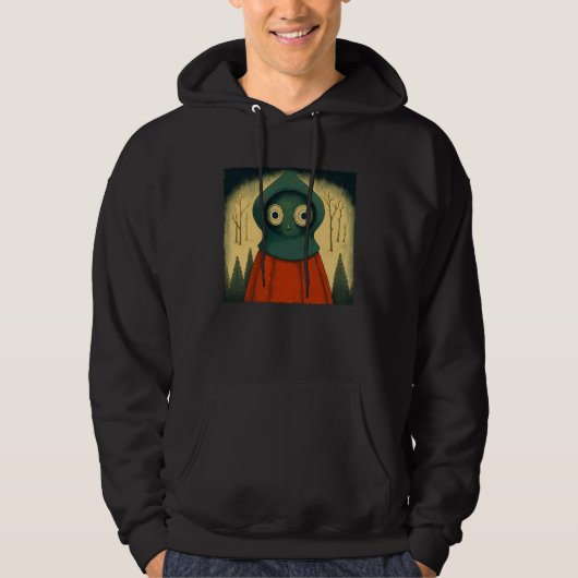 Braxie 1952 Creepy Alien Cryptid Legend Flatwoods  Hoodie (Vorderseite)