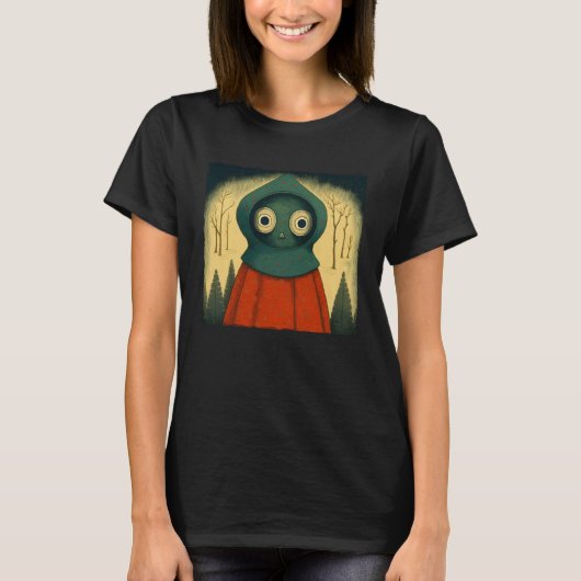 Braxie 1952 Creepy Alien Cryptid Legend Flatwoods  T-Shirt (Vorderseite)