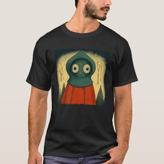 Braxie 1952 Creepy Alien Cryptid Legend Flatwoods T-Shirt (Vorderseite)