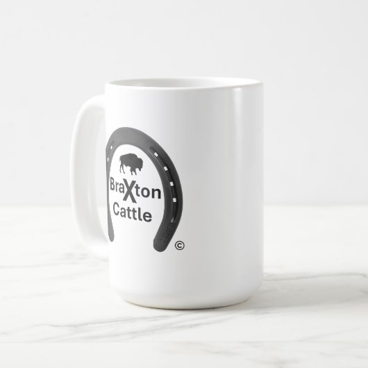 Braxton Cattle Brand Tasse (Vorderseite Links)
