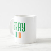 BRAY Ireland Flag Kaffeetasse (Vorderseite Links)