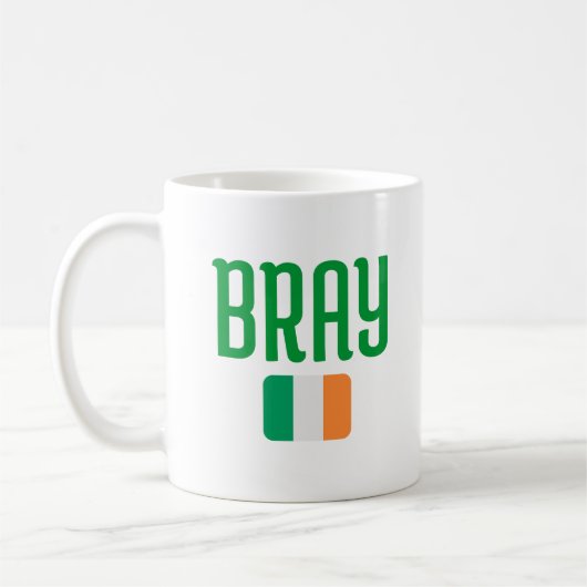 BRAY Ireland Flag Kaffeetasse (Links)