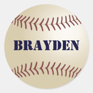 Brayden Baseball Sticker / Siegel