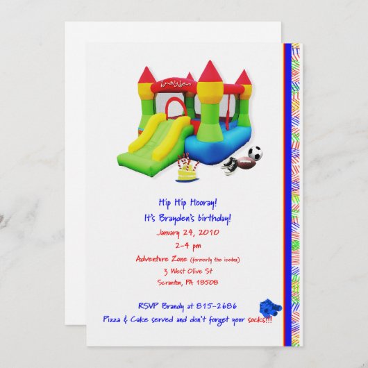 Brayden final...Seufzer Einladung (Vorne/Hinten)