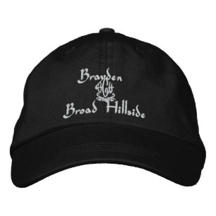 Brayden Name mit englischer Bedeutung in Braun Bestickte Kappe