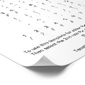 Brayden Script Schriftart Character Sheet for Zazz Poster (Ecke)