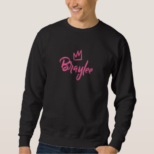 Braylethe Queen Pink Crown for Women genannt Bra Sweatshirt